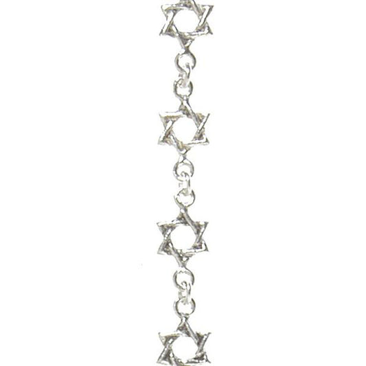 Bracelet: Star of David, Silver - Holy Land Gifts