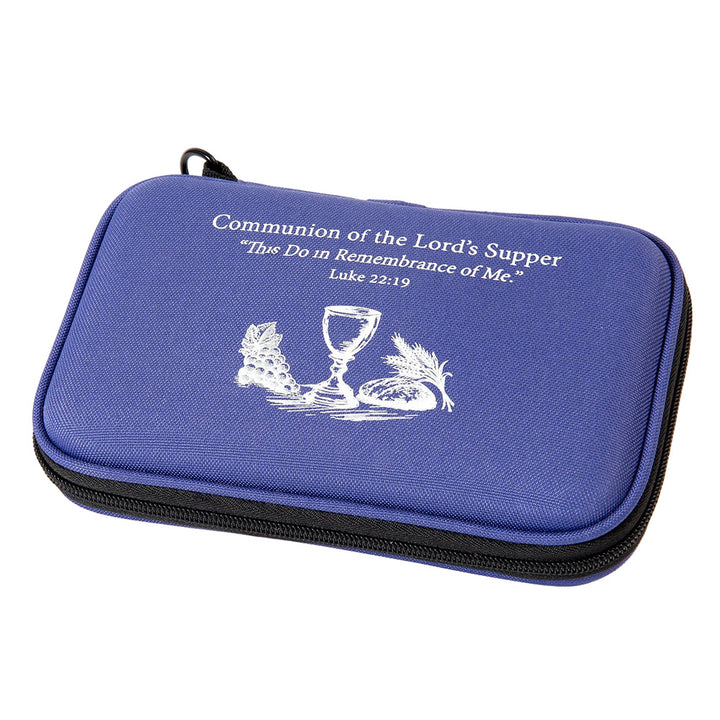 Blue Portable Communion Set - Holy Land Gifts