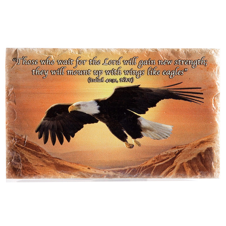 On Eagles Wings Stone