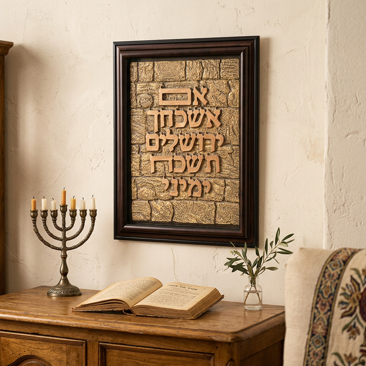 Western Wall Frame - Holy Land Gifts