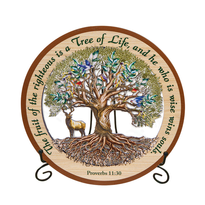 Proverbs 11:30 Tree of Life Laser Cut Wood Art