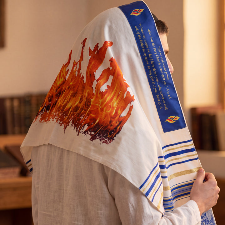 Flames of Pentecost Prayer Shawl