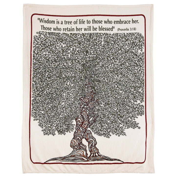 Tree of Life Plush Blanket