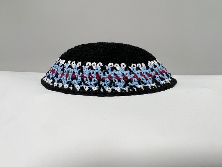 Crocheted Black Kippah