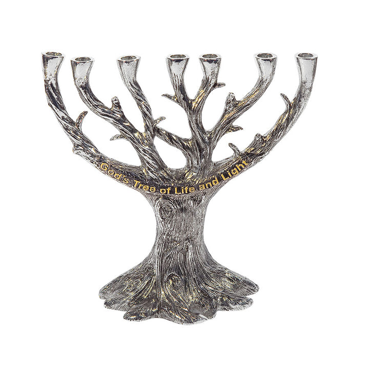God's Tree of Life and Light Menorah - Holy Land Gifts