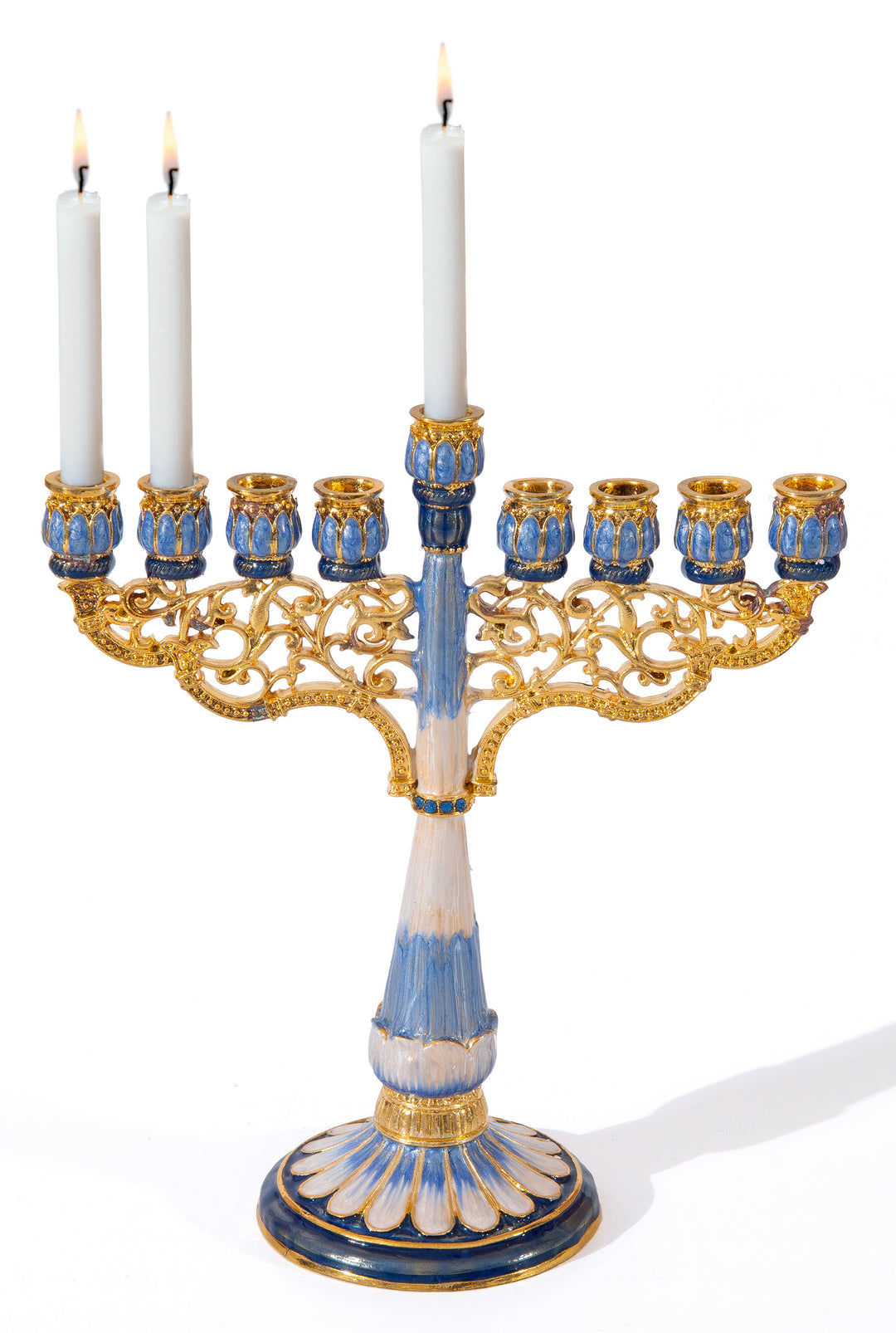 Filigree Hanukkiah - Holy Land Gifts