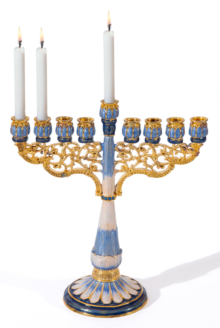 Filigree Hanukkiah - Holy Land Gifts