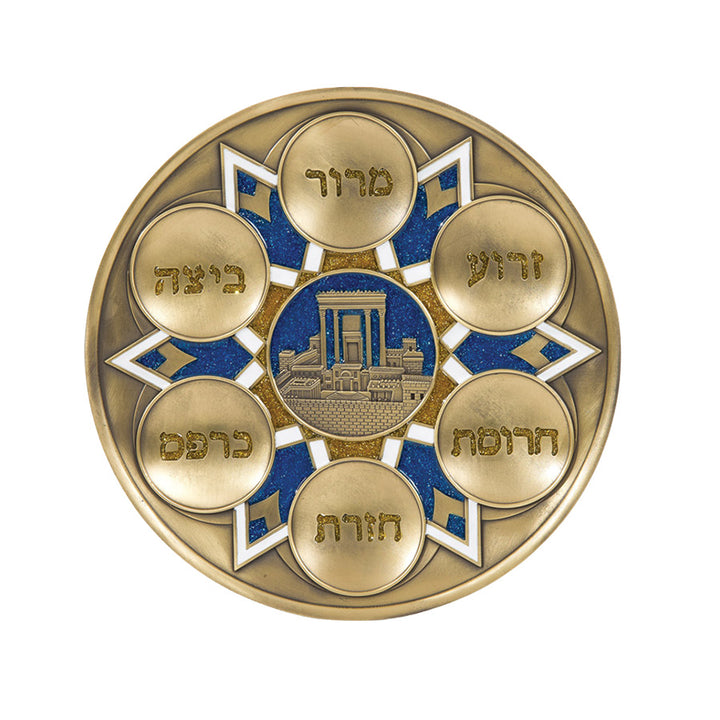 If I Forget Jerusalem Passover Plate - Holy Land Gifts