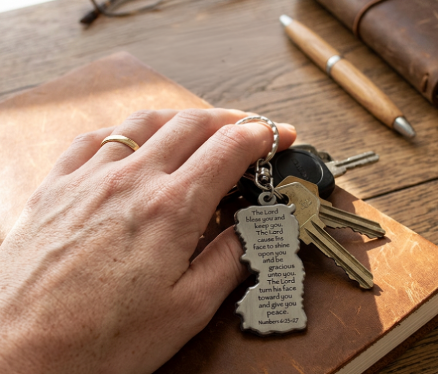 Aaronic Blessing Keychain