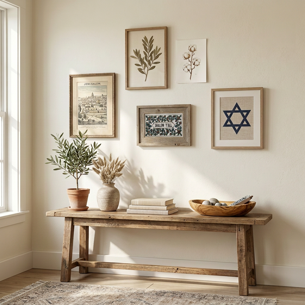Shalom Y'all Ceramic Tile - Holy Land Gifts