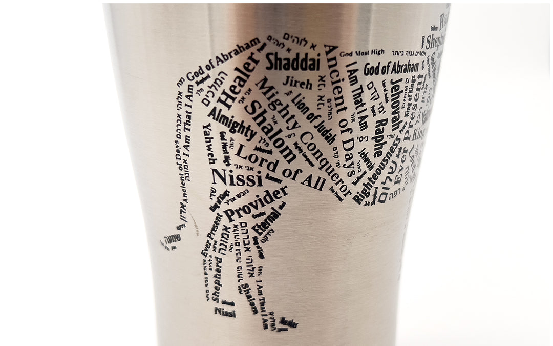 Names of God/Lion of Judah Travel Mug