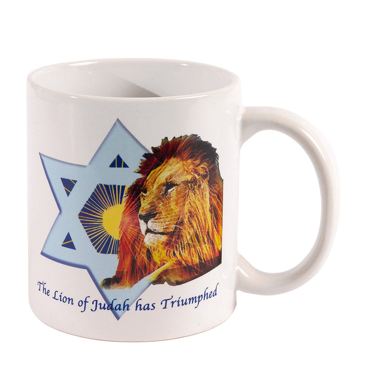 Lion of Judah Ceramic Mug - Holy Land Gifts