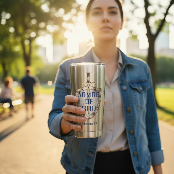 Armor of God Travel Mug - Holy Land Gifts