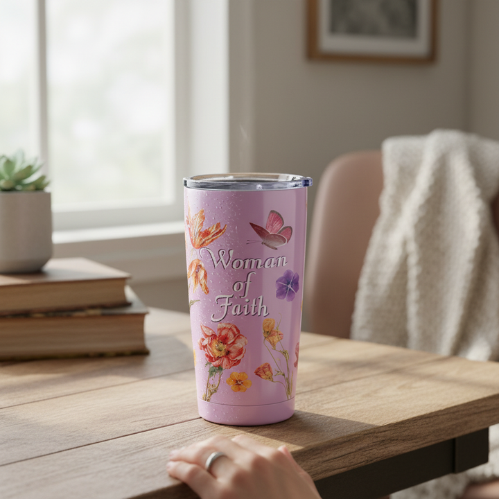 Woman of Faith Travel Mug