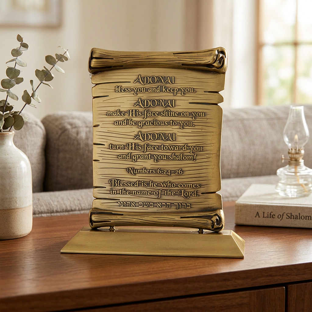 Adonai Numbers 6:26 Scroll - Holy Land Gifts