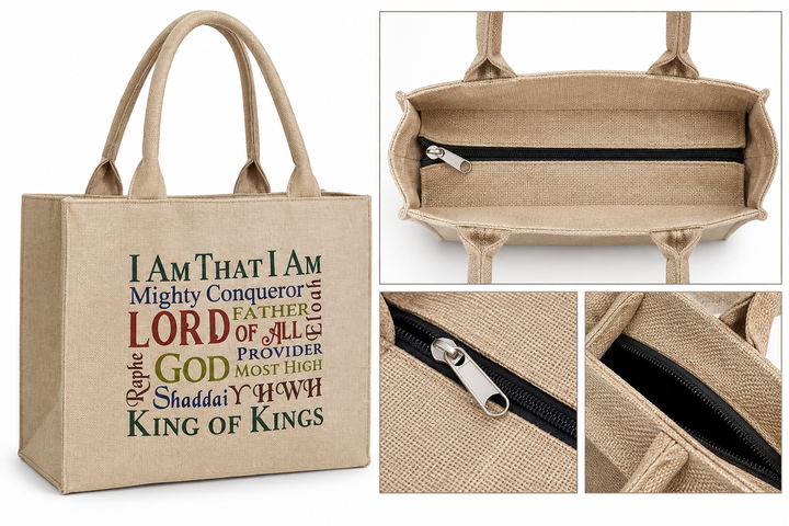 Names of God Tote Bag - Holy Land Gifts