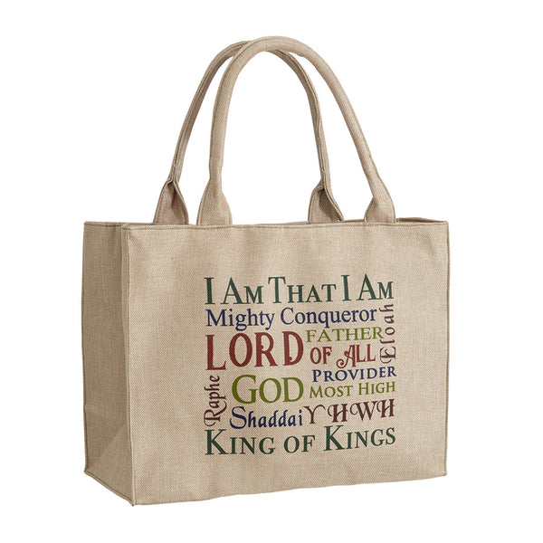 Names of God Tote Bag - Holy Land Gifts