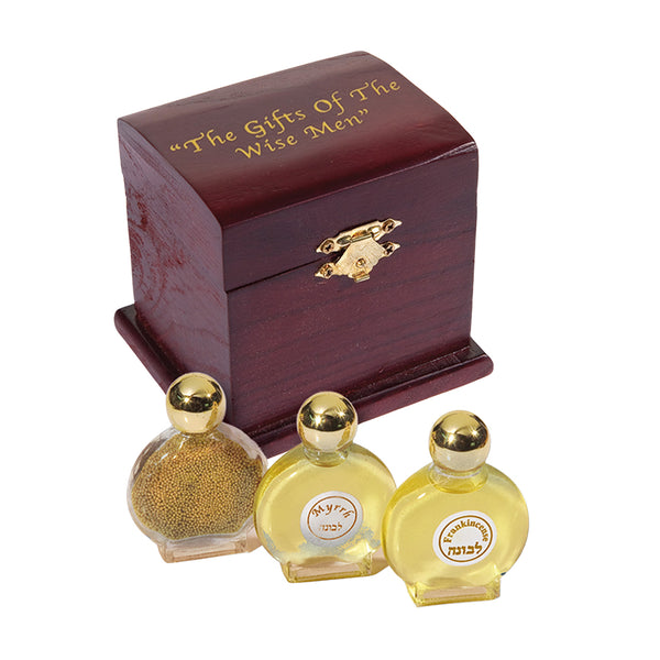 Gifts of the Wise Men Anointing Oil Box - Holy Land Gifts