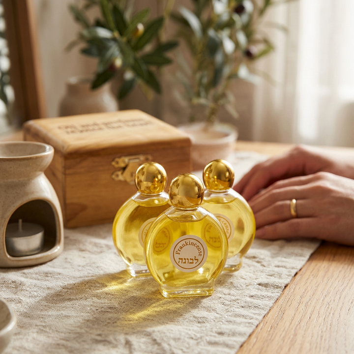 Rejoice the Heart Olivewood Anointing Oil Box