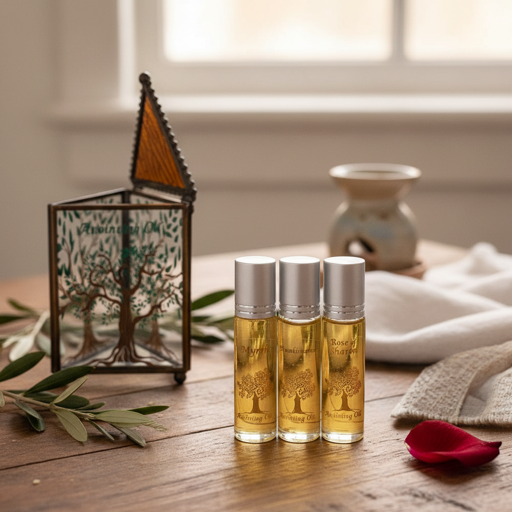 Tree of Life Anointing Oil Box