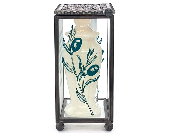 Alabaster Jar with Glass Box and Frankincense Anointing Oil