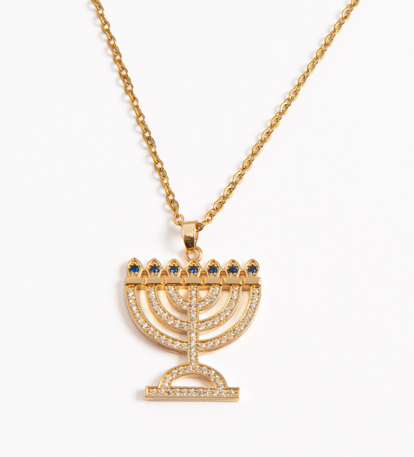 Menorah Necklace