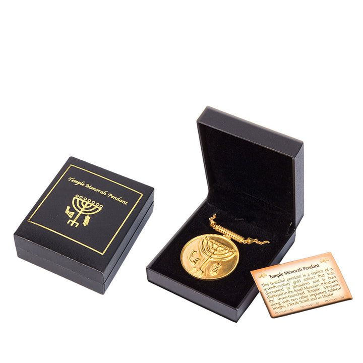 Temple Menorah Medallion