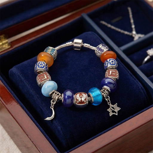 Bible Symbols Bracelet - Shofar & Jesus Star