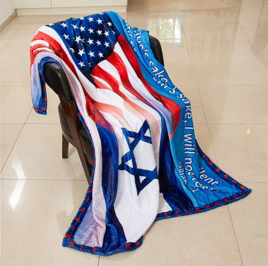 Isaiah 62:1 Allies Plush Throw Blanket