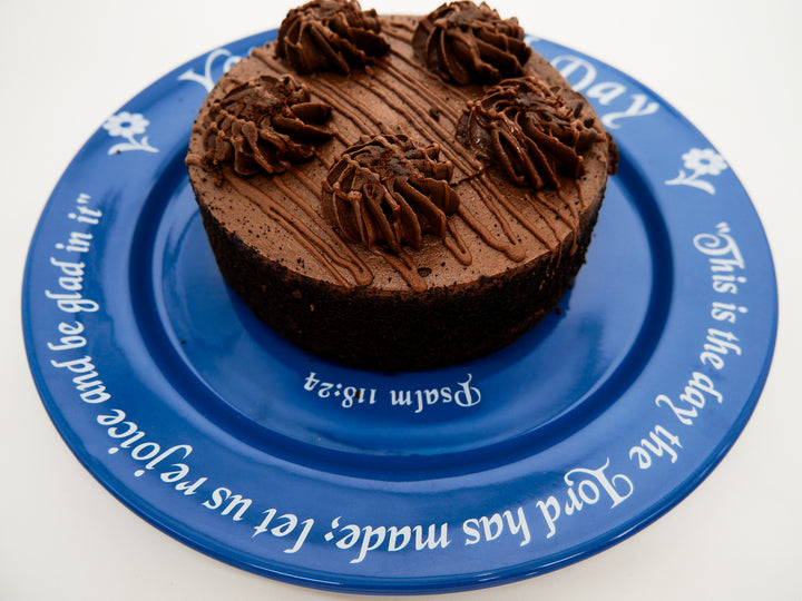 Blue Celebration Plate