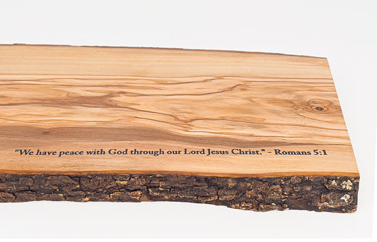 Romans 5:1 Cheese Board