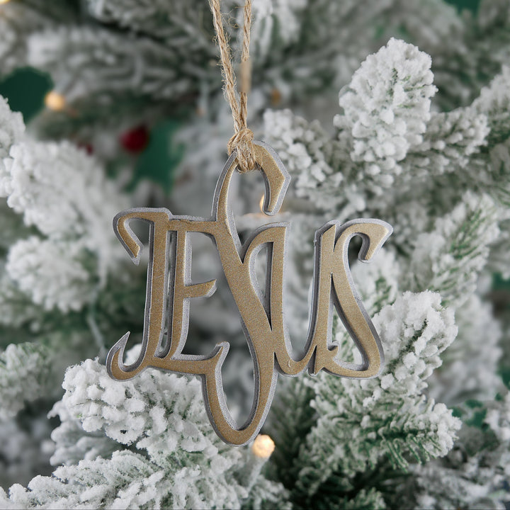 Jesus & Yeshua Ornaments 2pk