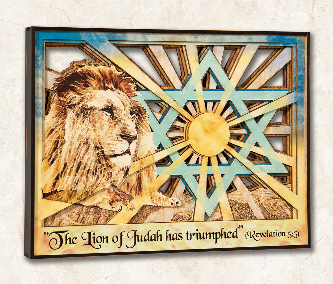 Lion of Judah Wood Cut Out