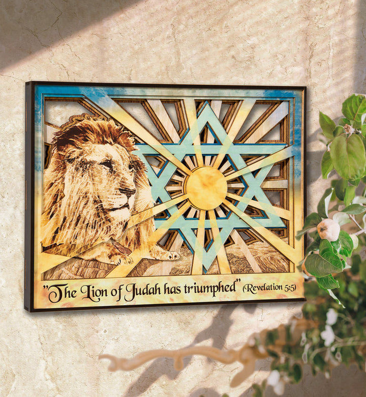 Lion of Judah Wood Cut Out