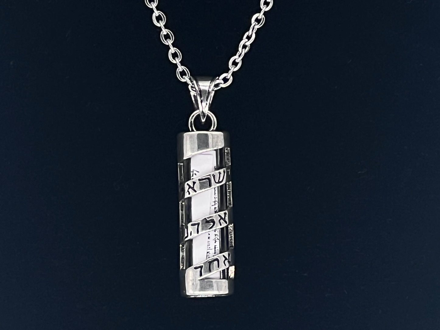 Shema Mezuzah Necklace