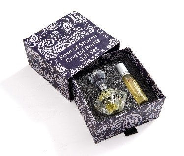 Rose of Sharon Crystal Bottle Gift Set