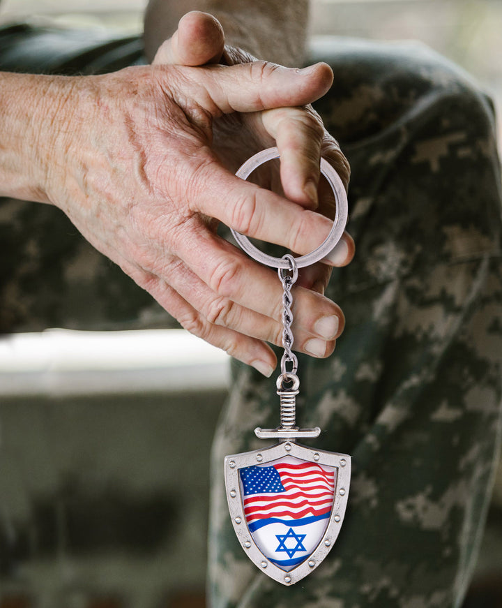 Allies Shield Keychain