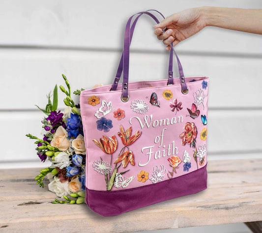 Woman of Faith Tote Bag