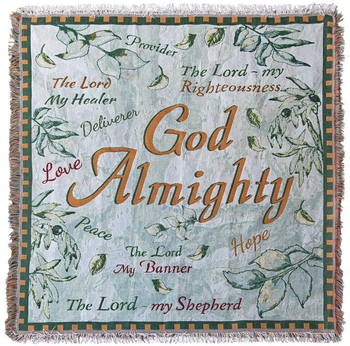 God Almighty Woven Throw Blanket