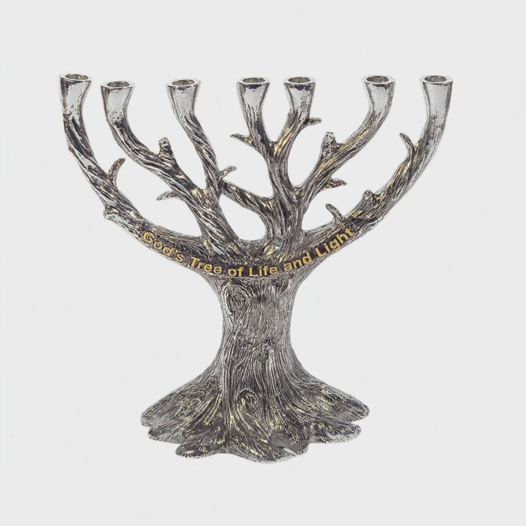 God's Tree of Life and Light Menorah