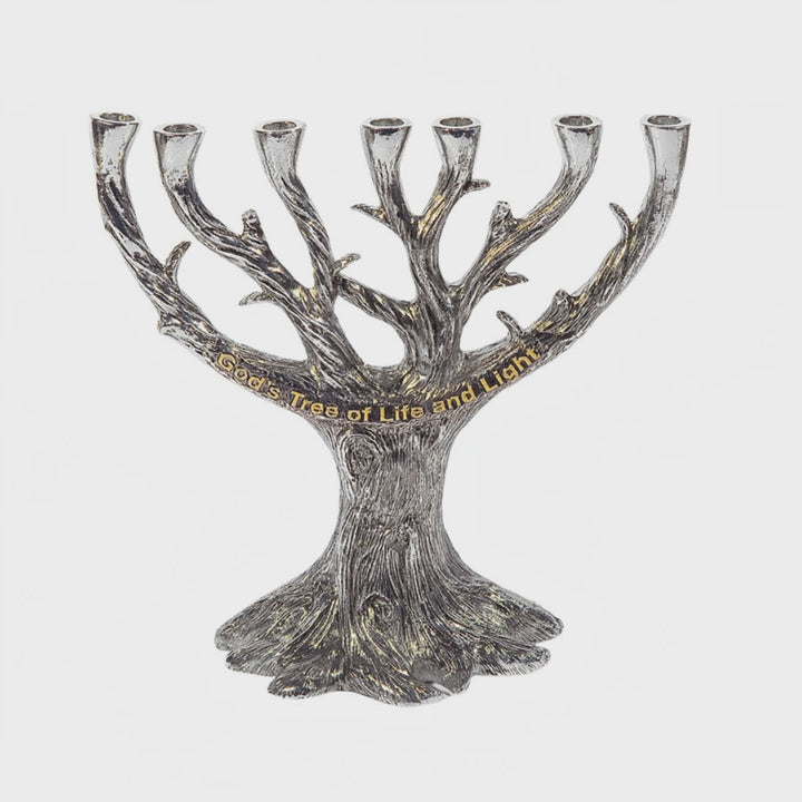 God's Tree of Life and Light Menorah