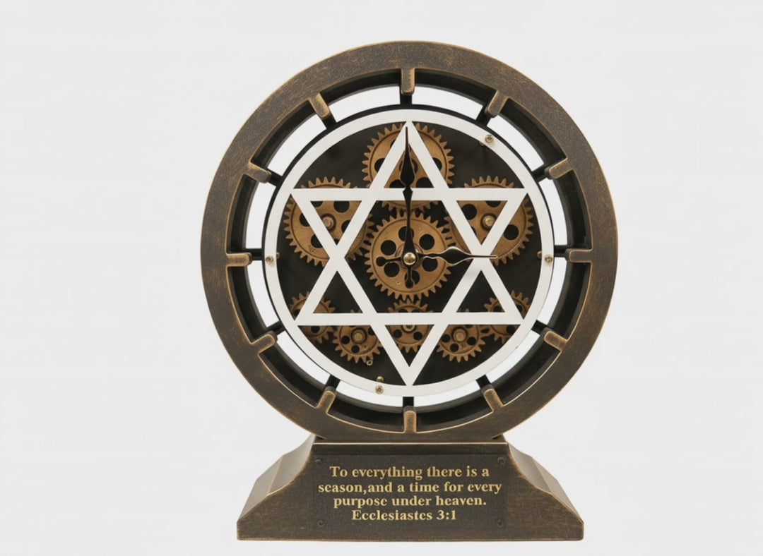 Appointed Times Star of David Clock