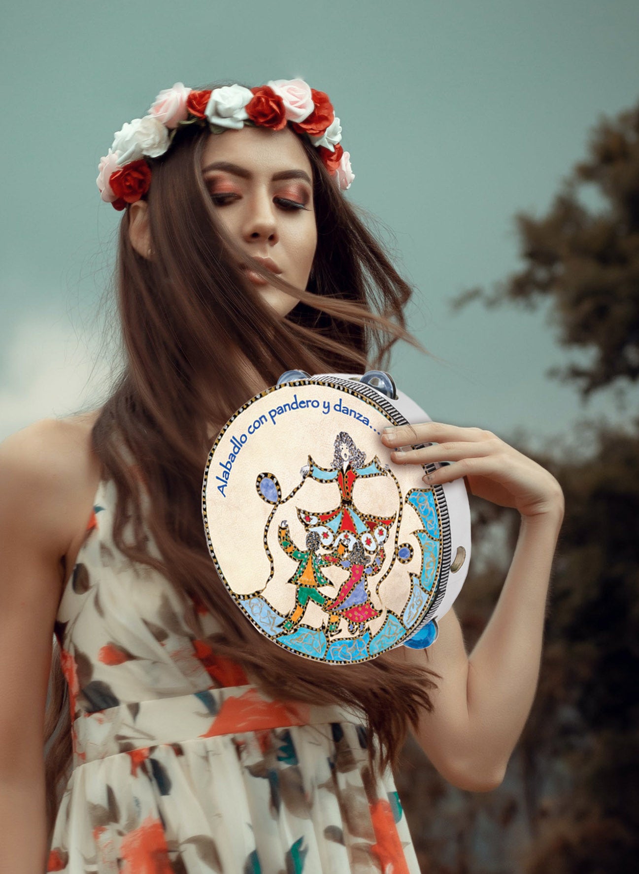 Psalm 150 Tambourine - Holy Land Gifts