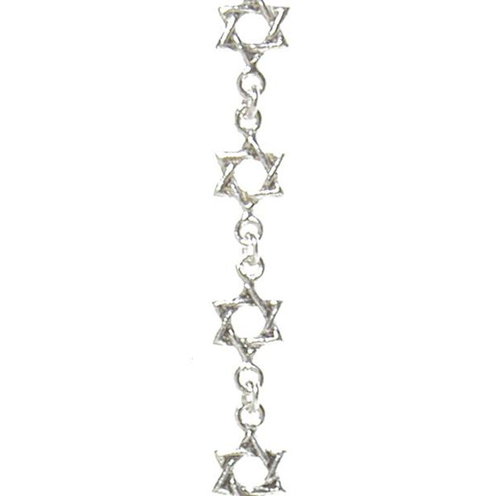 Bracelet: Star of David, Silver - Holy Land Gifts