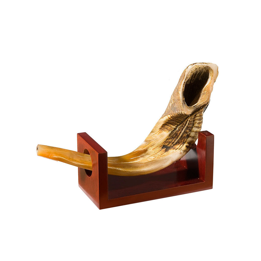 Rams Horn Small Wooden Display Stand - Holy Land Gifts