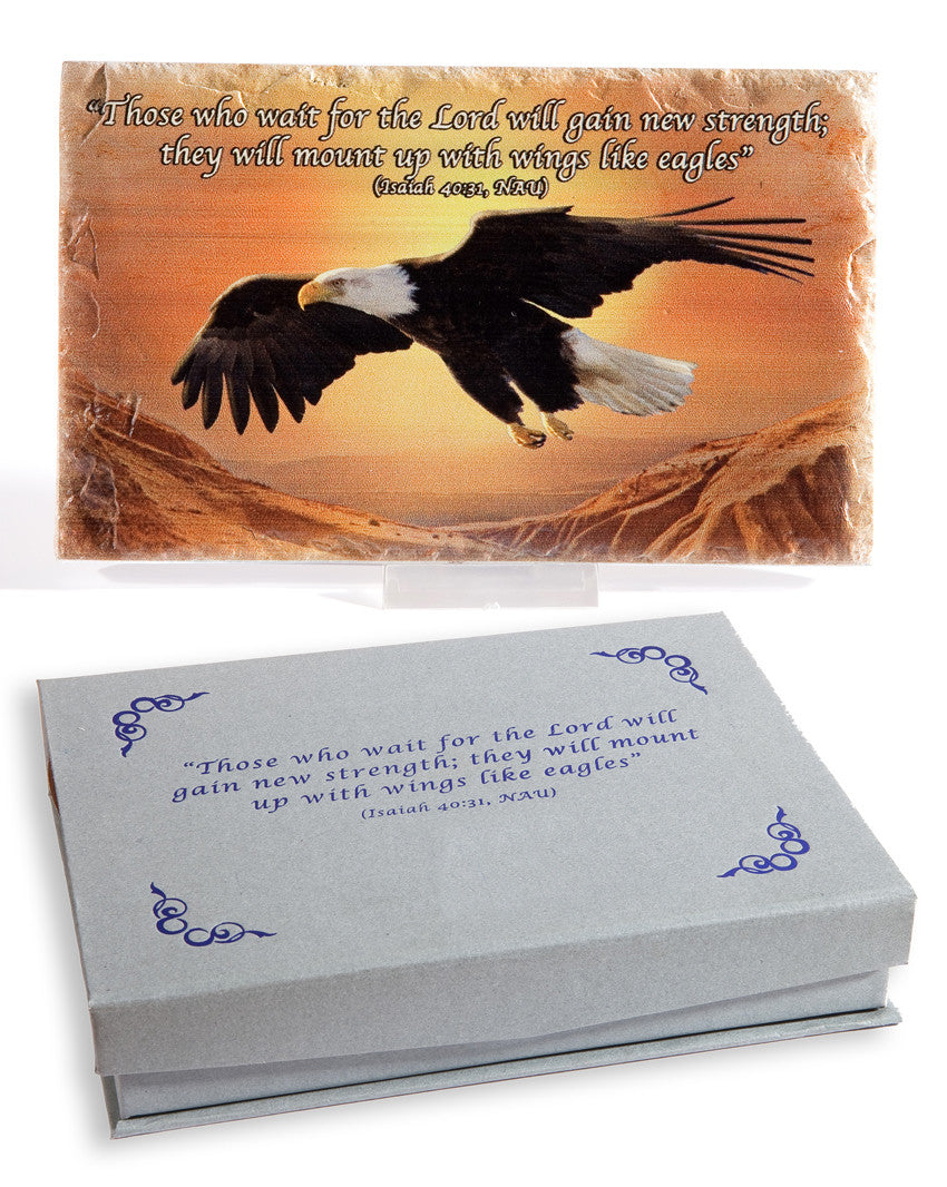 On Eagles Wings Stone