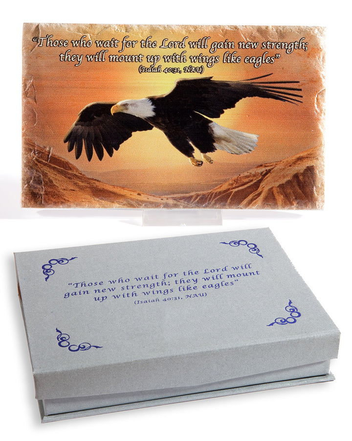 On Eagles Wings Stone