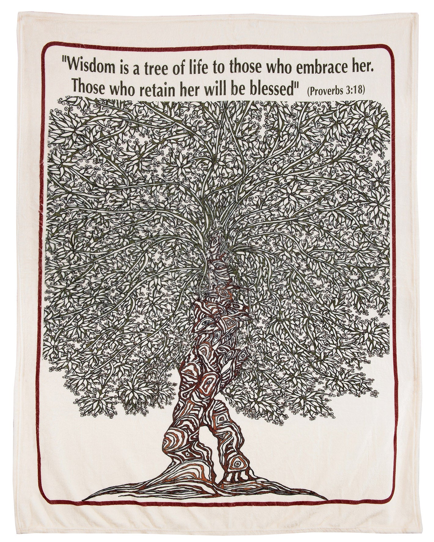 Tree of Life Plush Blanket