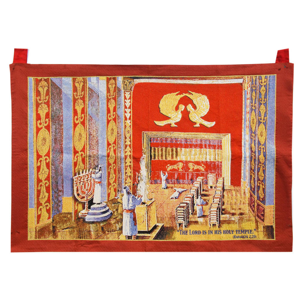 Red Tabernacle Tapestry - Holy Land Gifts