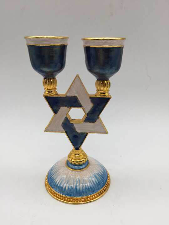 Star of David Shabbat Candle Holder